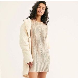 #92. NWT Free People Good as Gold sweater dress